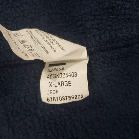 Izod Advantage Navy Blue Men’s XL Zippered Vest - Picture 13 of 14